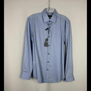 Hugo Boss H Joe Kent Regular Fit Dress Shirt Pastel Blue Size 38 S, 15